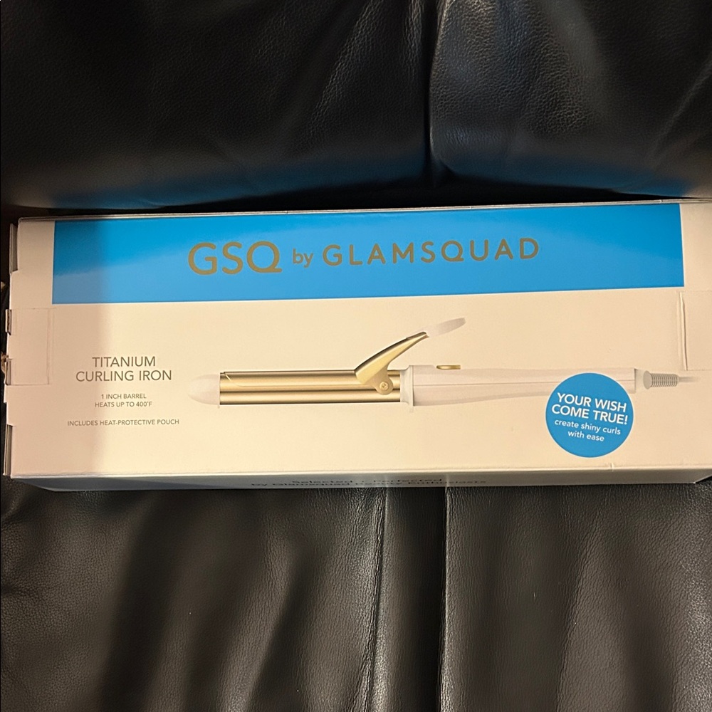 Titanium Curling Iron by Glamsquad NIB